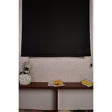 Setekshome Siyah Düz Etek Dilimsiz Ferme Blackout P-5000 Zebra Stor Güneşlik Perde