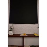 Setekshome Siyah Düz Etek Dilimsiz Mat Sun Panama P-5000 Zebra Stor Güneşlik Perde