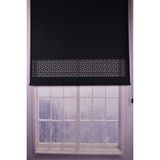 setekshome Siyah Karatma Lazer Kesim Modern Stor Güneşlik Perde - 240 x 240 cm