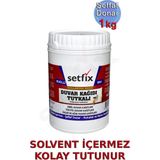 Setfix Hazır Ovalit Sıvı Duvar Kağıdı Tutkalı, 1 kg / Şeffaf Donan, Bordür, Vinil, Tekstil Kağıt ve Ek Yeri Yapıştırıcı - 1 kg Sıvı