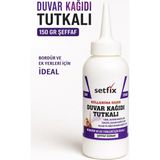 Setfix Hazır Ovalit Sıvı Duvar Kağıdı Tutkalı, 150GR / Şeffaf Donan, Gaga Uçlu Bordür, Vinil, Tekstil Kağıt ve Ek Yeri Yapıştırıcı - 150 gr Sıvı