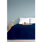 sethome collection Çift Kişilik Lacivert Dama Desenli Pike, Damalı Otel Pikesi 200x230