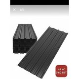 Setkon Galvanizli Trapez Çatı Kaplama Sacı – 2 Metre (3 Adet-Su Geçirmez ve Paslanmaz Metal Sac) - Antrasit - Gri