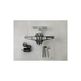 setmoto Katlanabilir Arka Plakalık - Led Işıklı - Cnc Metal - Parlak Renkler - Gümüş