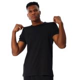 Seto Erkek Siyah Günlük Stil T-Shirt 25YE002-SYH