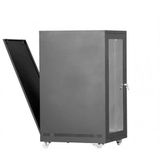 SETRACK 19'' 16U 600X1000 TEKERLEKLİ CAMLI RACK KABİNET