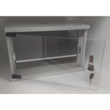 Setrack 19' 1u 39X33X25 cm Dvr Pano Nvr Cctv Camlı Kapaklı Duvar Tipi Rack Kabinet - 1 TB - Yok