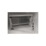 SETRACK 19' 1U 39X33X25 CM DVR PANO NVR CCTV CAMLI KAPAKLI DUVAR TİPİ RACK KABİNET