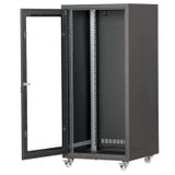 Setrack 19'' 26U 600X600 Tekerlekli Camlı Rack Kabinet