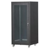 Setrack 19" 42U 600x800 Camlı Tekerlekli Rack Kabinet