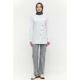 Setrms Metal Detaylı Oversize Penye Tunik