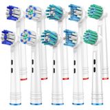 SetSail Oral B için Diş Fırçası Başlıkları, 10'lu Paket Yedek Diş Fırçası Başlıkları, Orta Yumuşak Dupont Kıllar, Elektrikli Diş Fırçası Yedek Başlıkları, Etkili Temizleme Fırçası Başları, Ağız Sağlığı için Yedekler