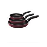 SEV 3"lü Teflon Tava Seti 16 Cm 20 Cm 24 Cm