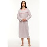 Seva Anne, Hastane Geceliği Battal Rahat Kalıp Yazlık %100 Pamuk Kumaş - 2XL - Fuşya