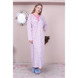 Seva Anne, Hastane Geceliği Uzun 140CM Battal Rahat Kalıp - Pembe - XL