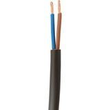 Seval H05VV-F 2x1 ,kesit 1mm² 2-Damar/çok Telli 1mt Ttr Kablo - 0 - Siyah