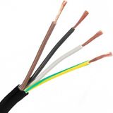 Seval H05VV-F 4x2.5 ,kesit 2.5mm² 4-Damar/çok Telli 1mt Ttr Kablo
