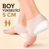 Sevamed Medikal Silikon Boy Uzatıcı Tabanlık Topukluk Topuk Dikeni Tabanlık Boy Uzatma Aparatı Boy Yükseltici Topukluk Gizli Sevamed