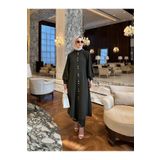 sevannaluxurydesign İnci Düğme Detay tunik & pantolon takım