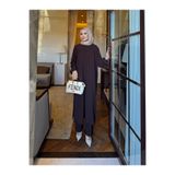 sevannaluxurydesign Kadın Şerit detay tunik & pantolon takım