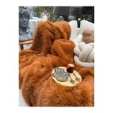 sevaradekor Peluş Koltuk Örtü Kaymaz Koltuk Örtüsü Lolita Koltuk Örtüsü 200 X 150 Cm