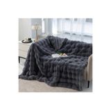 sevaradekor Peluş Koltuk Şalı Pofuduk Koltuk Örtüsü Bubble Koltuk Örtüsü 200 X 150 Cm Pelus koltuk ortusu