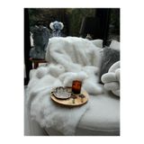 sevaradekor Peluş Örtü Kaymaz Koltuk Örtüsü Lolita Koltuk Örtüsü 200 X 75 Cm
