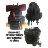 SEVBAGS KAMP SEYAHAT GEZİ DAĞCI SIRT ÇANTASI 70 LİTRE