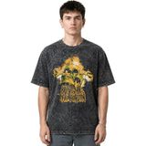 Sevbano Bring Me The Horizon Rock Metal Müzik Grubu Ön Baskılı Unisex Oversize Eskitme Yıkamalı Tişört - Siyah