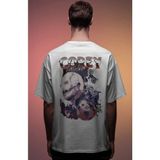 Sevbano Corey Taylor Slipknot Rock Metal Müzik Grubu Baskılı Unisex Oversize Premium Tişört - 4XL - Beyaz