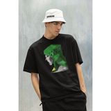 Sevbano Marvel Karakter Baskılı Tişört, Oversize Doctor Doom Tişört - 01 Siyah - 3XL
