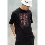 Sevbano Metallica Müzik Grubu Temalı Unisex Oversize Tişört - 01 Siyah - 3XL