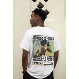 Sevbano One Piece Monkey D. Luffy Sırt Baskılı Unisex Oversize Anime Karakteri Tişört - Beyaz - 4XL