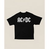 Sevbano Rock Metal Ac Dc Müzik Grubu Baskılı Oversize Tişört - 01 Siyah - 4XL