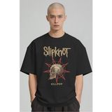 Sevbano Slipknot Rock Metal Müzik Grubu Baskılı Unisex Oversize Premium Tişört - XS - Siyah