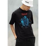 Sevbano We Are Not Your Kind Slipknot Baskılı Unisex Oversize Rock Metal Tişört - 01 Siyah - 3XL