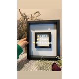 Sevcan sanat atölyesi 25x30x3 fotoğraf bölmeli anı çerçevesi çiçek gül kutusu camlı çerçeve