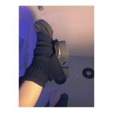 Sevdabone Pinterest Girl Kışlık %100 Akrilik Siyah Tozluk Çorap