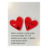 Sevdepet Sihirli Isıtıcı Jel Cep Soba Isıtıcı Kalp Şekilli El Cep Isıtma 2 Adet
