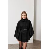 SevdeUgur Siyah Oversize Panço / Tesettür Tunik - Sevde Ugur