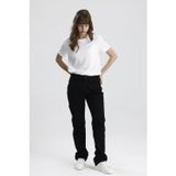 Seven 7 Original Özel Üretim %100 Pamuk Siyah Denim Nefes Alabilir Hafif Rahat Ricky15 Kadın Jean Pantolon
