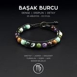 Seven Art Jewelry Başak Burcu Bohem Bileklik - 20 cm - Karışık