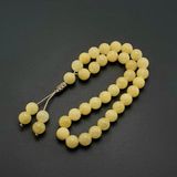 Seven Art Jewelry Doğal Taş 8Mm Kalsit 33Lü Tesbih, Erkek Hediye, El Yapımı Tesbih