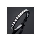 Seven Art Jewelry Doğal Taş Bileklik, Gümüş Renk, Hematit Bileklik, Kadın Bileklik, Erkek Bileklik, Hediye Bileklik