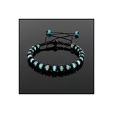 Seven Art Jewelry Doğal Taş Bileklik,Turkuaz Bileklik, Firuze Taşı Bileklik, Kadın Bileklik, Erkek Bileklik, Ayarlanab