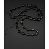 Seven Art Jewelry Doğal Taş, Desenli Akik Bohem Kolye, Erkek Kolye, Kadın Kolye