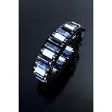 Seven Art Jewelry Doğal Taş Erkek Bileklik / Kadın Bileklik / Sodalit, Yıldız Taşı, Havlit / Erkek Bileklik