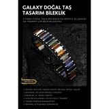Seven Art Jewelry Havlit Ametist Kaplangözü Yıldız Taşı Hint Akiği Sodalit Jasper Kırmızı Akik Bileklik