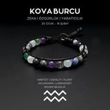 Seven Art Jewelry Kova Burcu Bohem Bileklik – Ametist, Sodalit, Florit, Akuamarin ve Labradorit Taşlı
