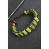 Seven Art Jewelry Yeşim Taşı Doğal Taş Bileklik